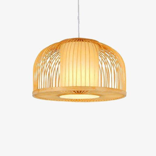 LED-bambuspendel med cylindre i asiatisk stil