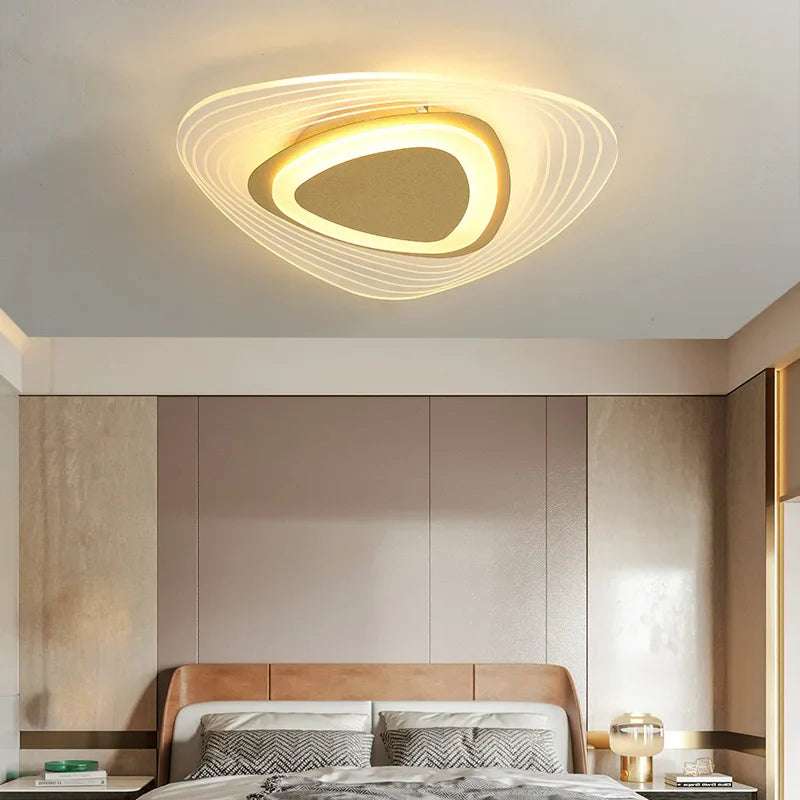 Designer LED lysekrone til stue med fjernbetjening