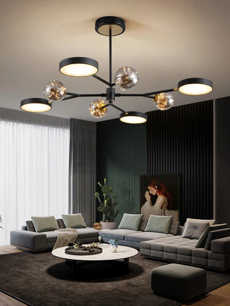 Elegant moderne nordisk lysekrone