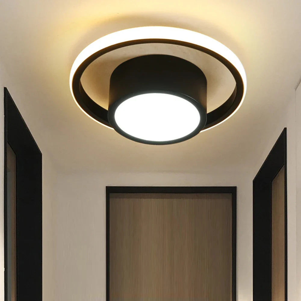 Strømlinet moderne LED-lysekrone