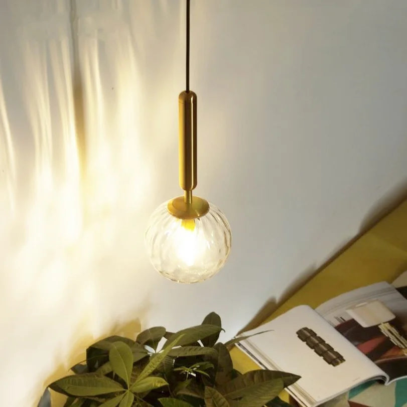 Moderne glaskrone til bar og restaurant med LED
