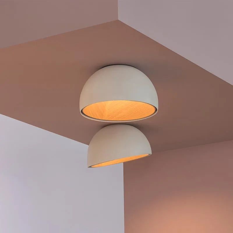 Elegant moderne LED-ophæng i træ