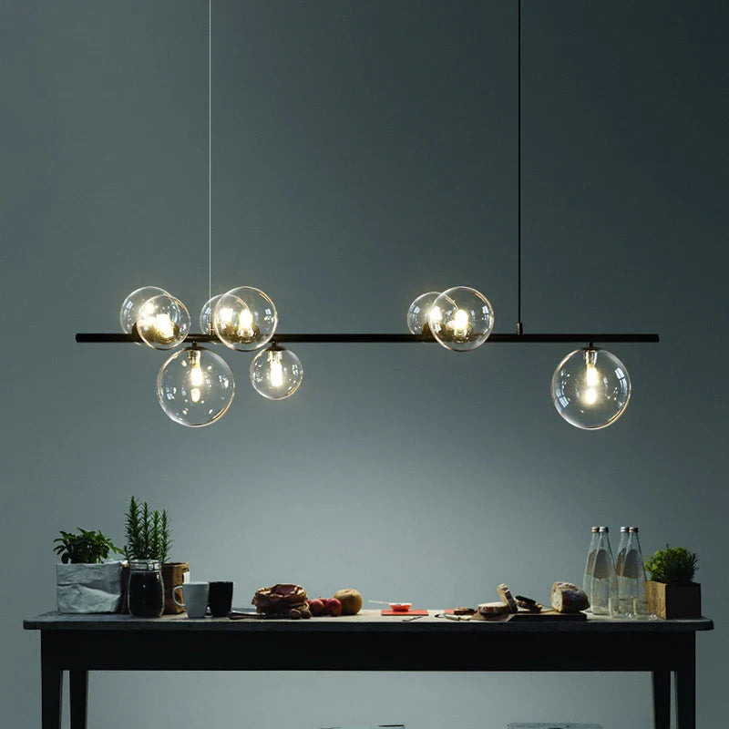 Elegant nordisk LED-lysekrone