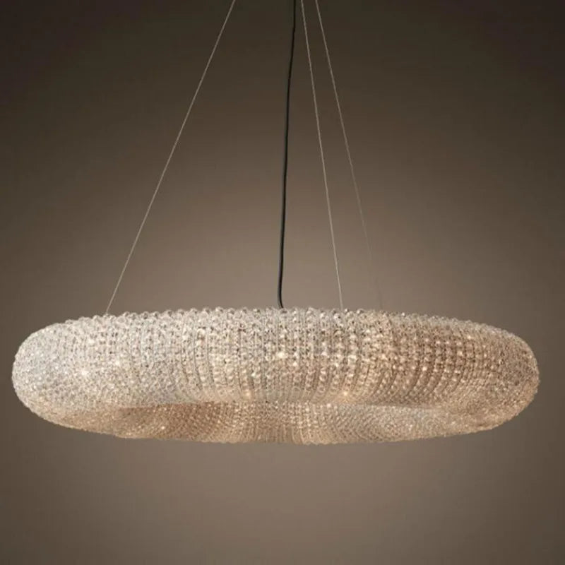 Moderne LED Krystallysekrone Luksus