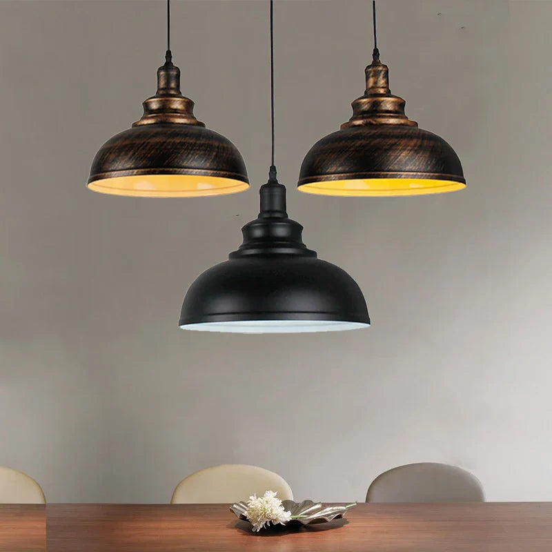 Loft industriel rustik retro lysekrone
