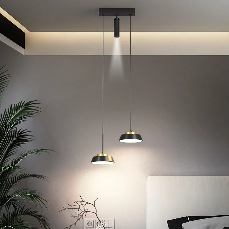 Minimalistisk luksus sengeophæng moderne lille lysekrone