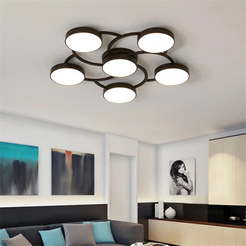 LED-lysekrone i moderne design
