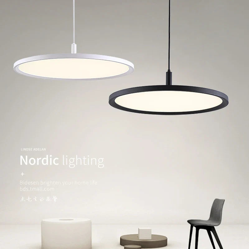Moderne loftlampe nordisk design enkel rund kreativ lyskilde