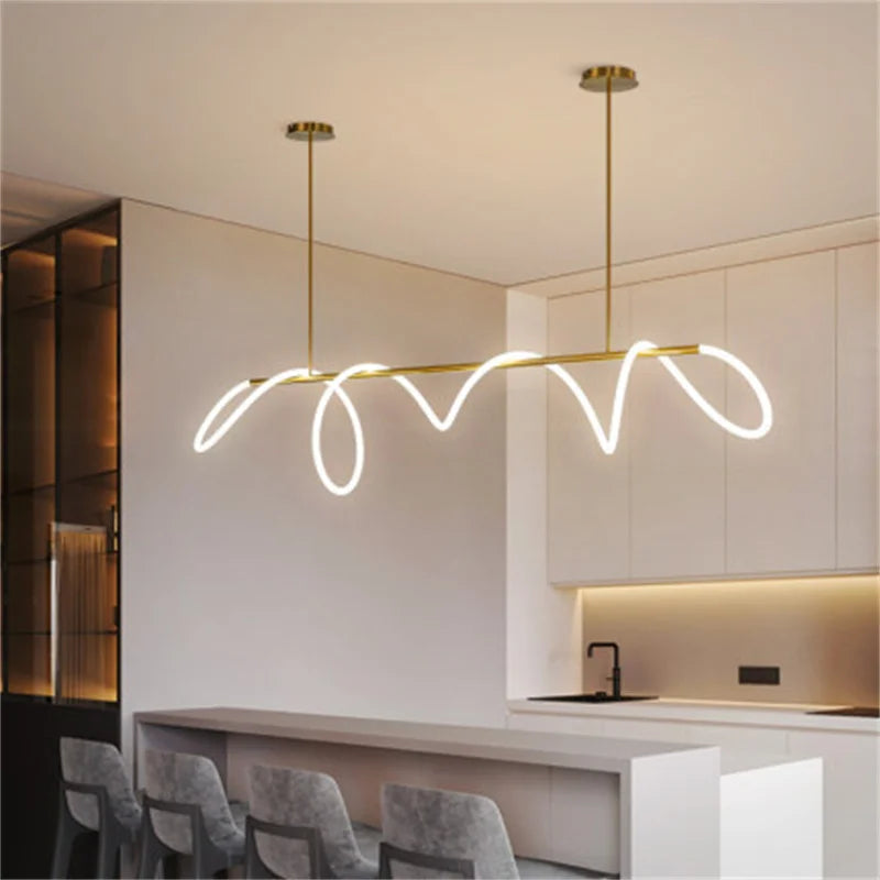 Enkel moderne nordisk designlampe til restaurant