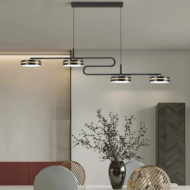 Lys modern design lysekrone