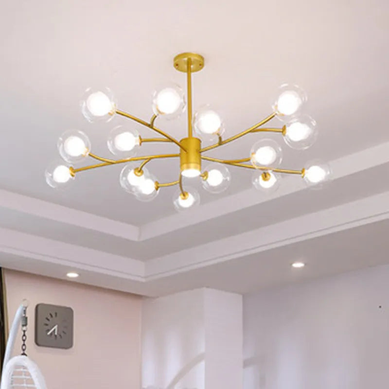 Elegant nordisk designerlampe i træ