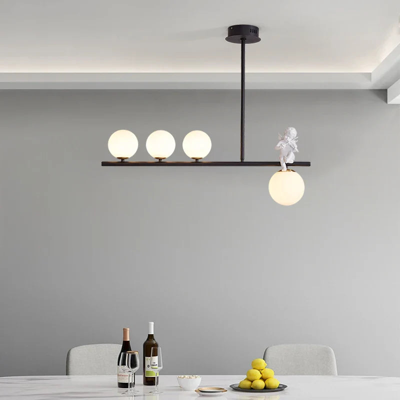 Moderne designglaslampe til boligindretning