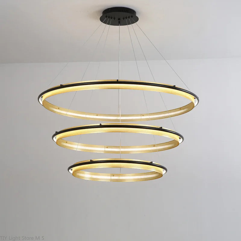 Moderne LED-lysekrone til kreativ luksusdekoration