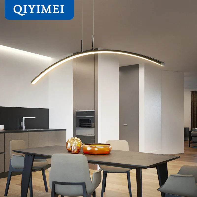 Designer LED-lysekrone med fjernbetjening.