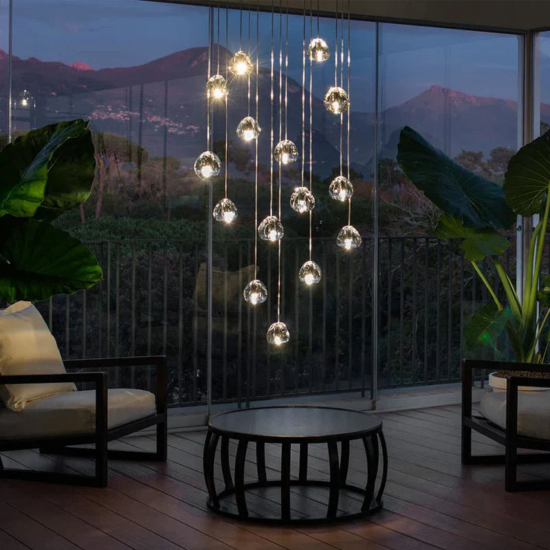 Moderne LED-krystallysekrone – elegant design til sofistikerede rum