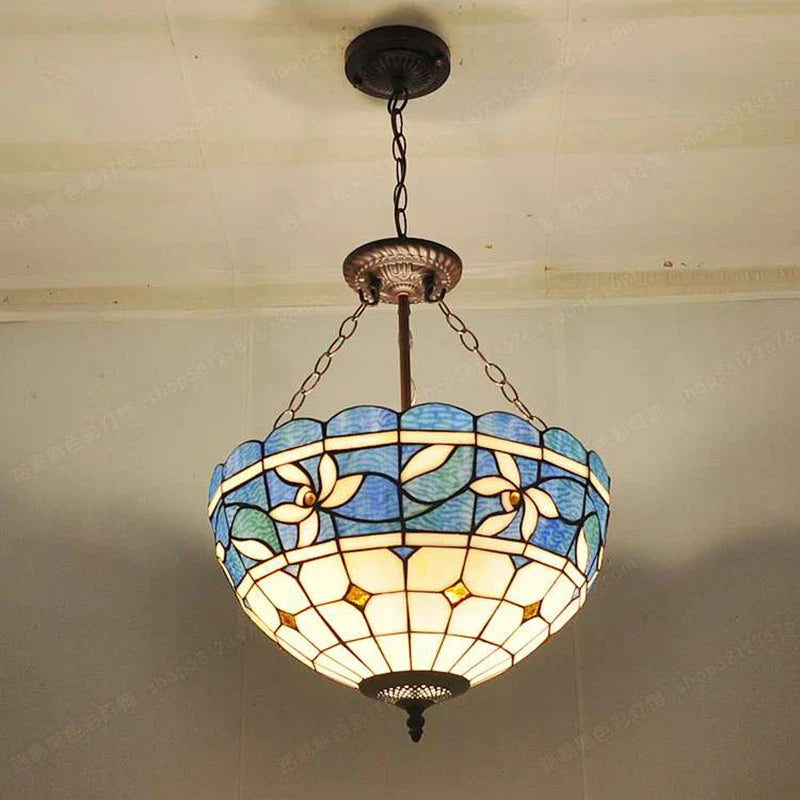 Tiffany retro glaspendel til bar og restaurant