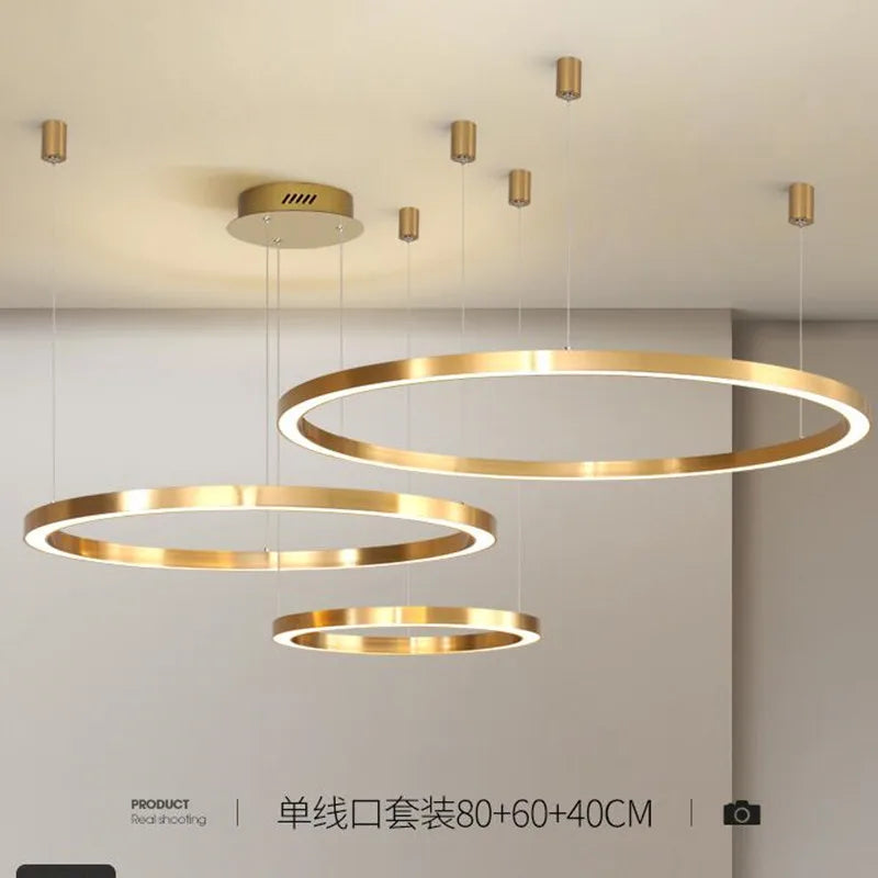 Raffineret LED-designlysekrone