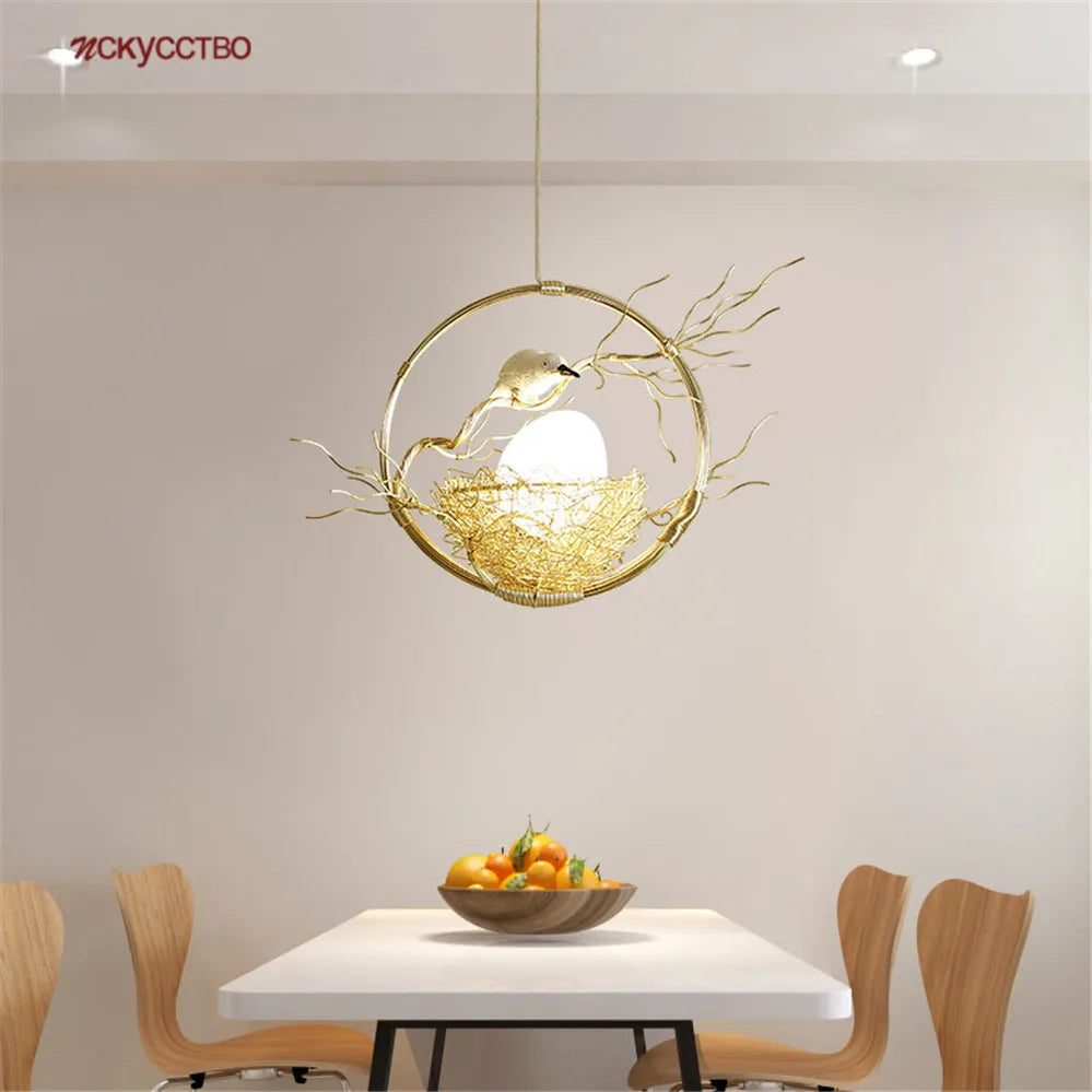 dekorativ cottagecore-lysekrone med LED-belysning