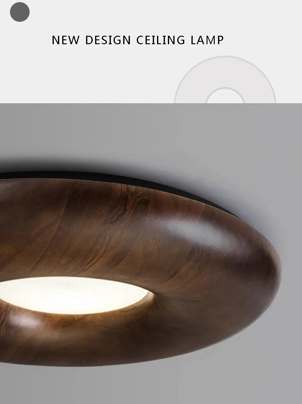 Elegant LED-træpendel