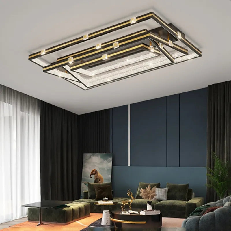 Moderne LED loftlampe til stuen