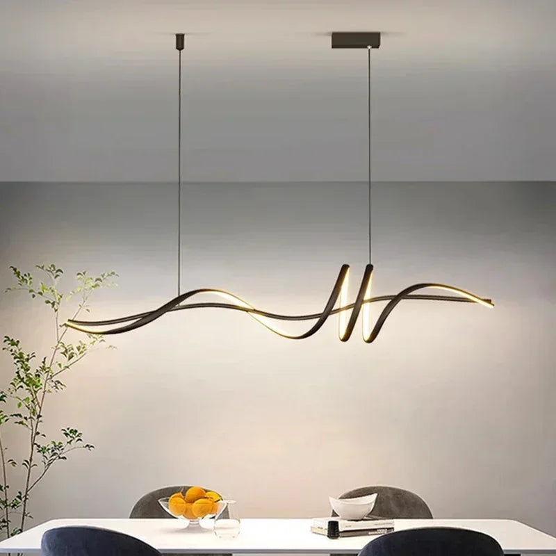 Elegant minimalistisk moderne lysekrone til indretning
