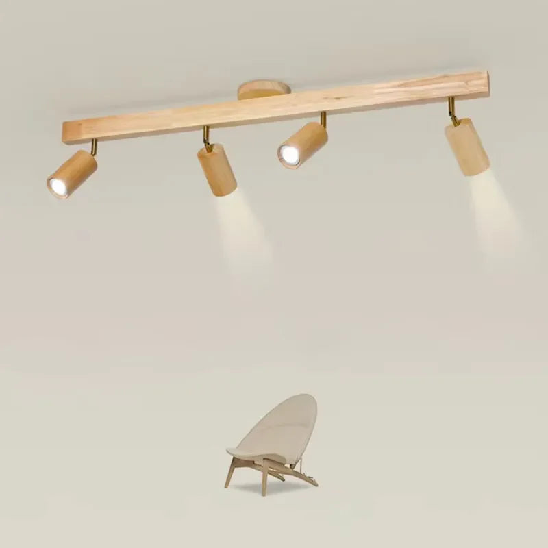 Lang LED-loftlampe i moderne design