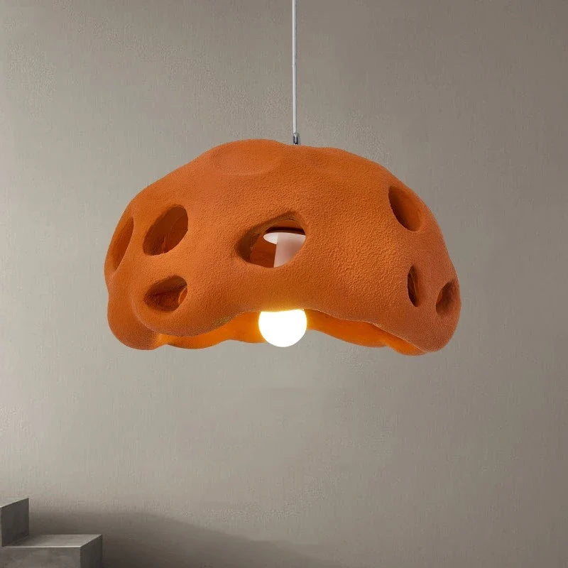 Wabi sabi design lysekrone LED nordisk uregelmæssig pendel