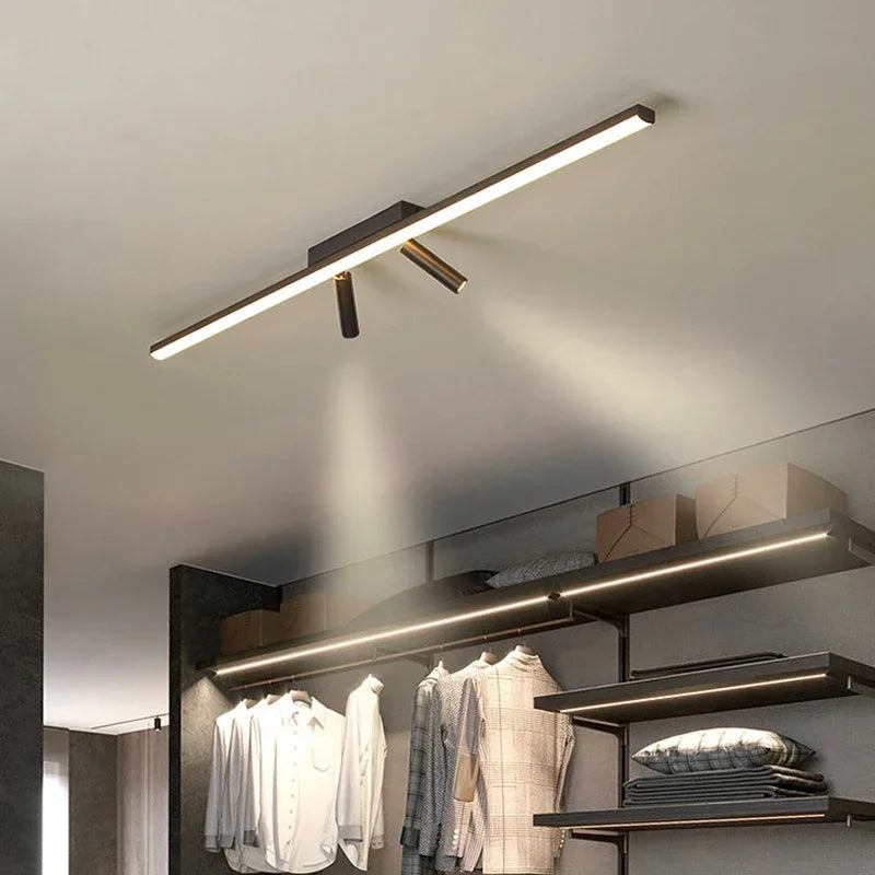 Moderne LED-lysekrone til elegant stue