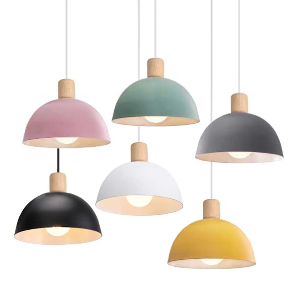 Elegant pendel i nordisk design og træ