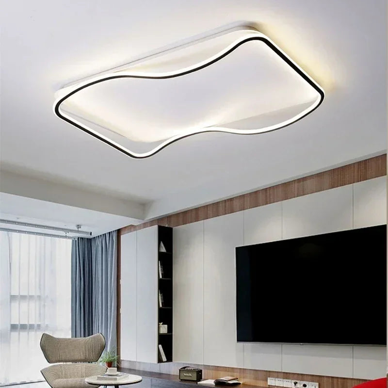 Elegant, minimalistisk LED-lysekrone