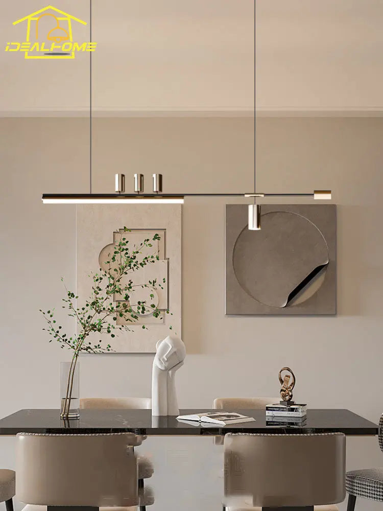 Elegant lysekrone i smart metaldesign