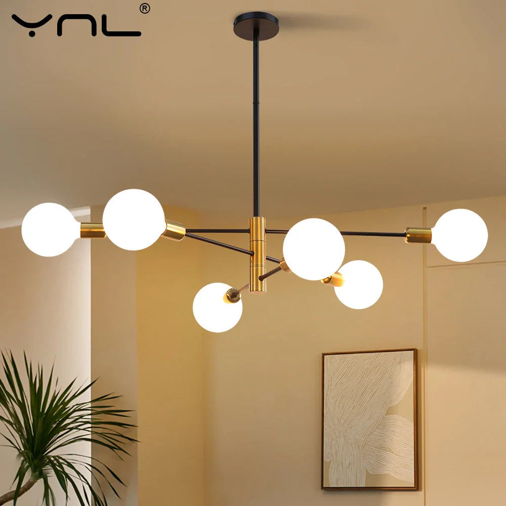 Nordisk moderne led-pendel til boligindretning