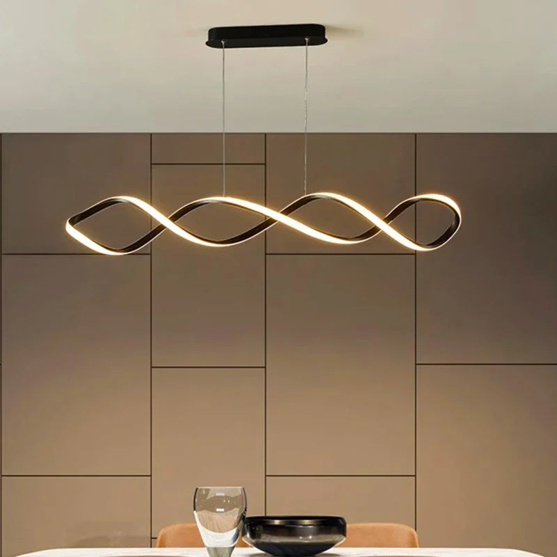 Elegant dæmpbar spiralskærm