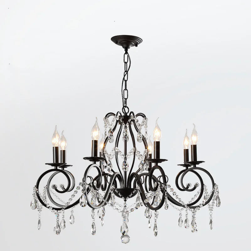 Lysekrone Klassisk Design Krystal Metal