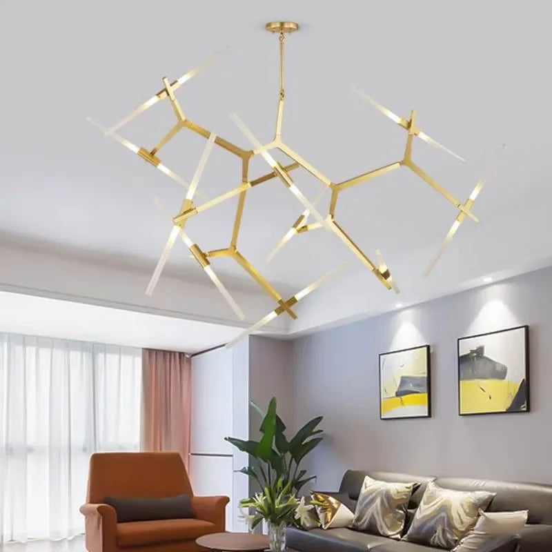 Elegant moderne lysekrone