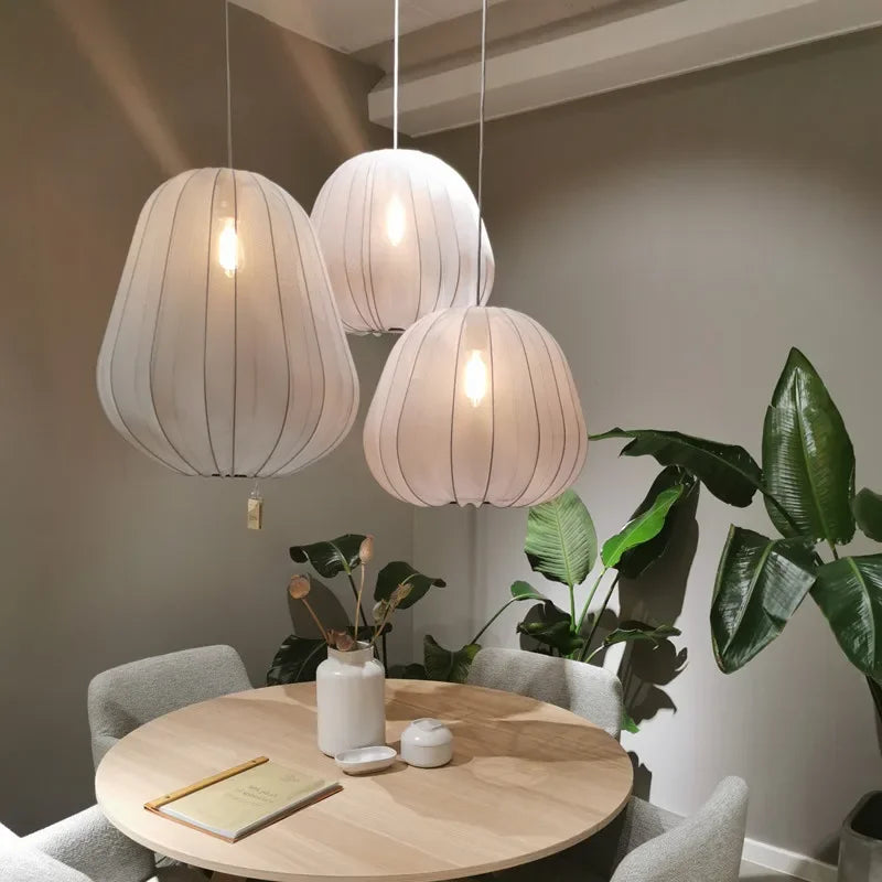 Elegant wabi-sabi tekstilpendel