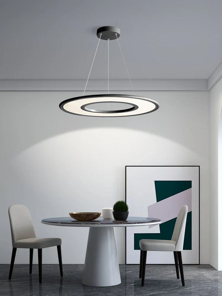 Nordisk minimalistisk, enkel og kreativ LED-lysekrone