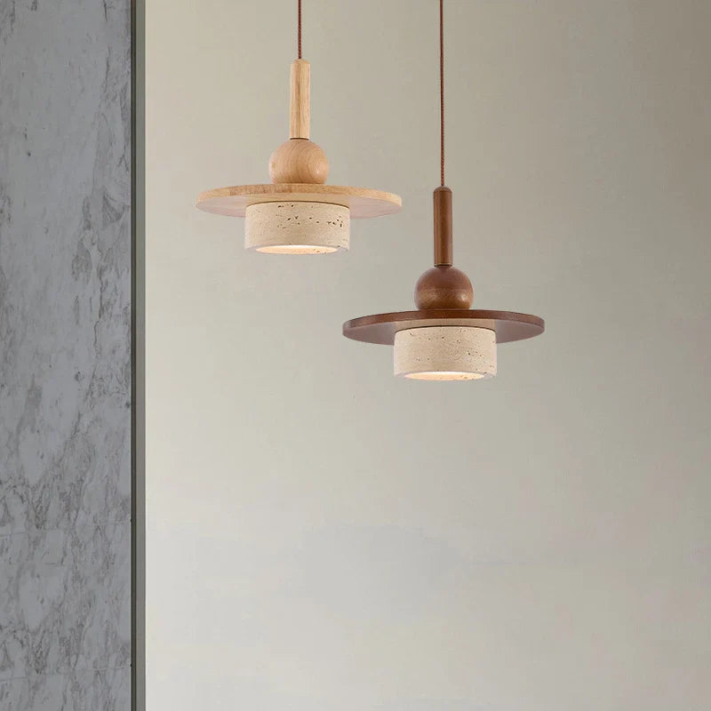 Wabi-sabi-stenlampe til vintage indretning både indendørs og udendørs