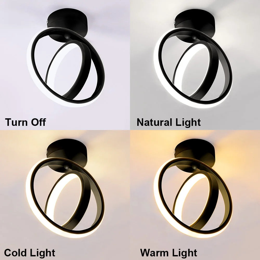 Elegant LED-lysekrone i et stilrent design