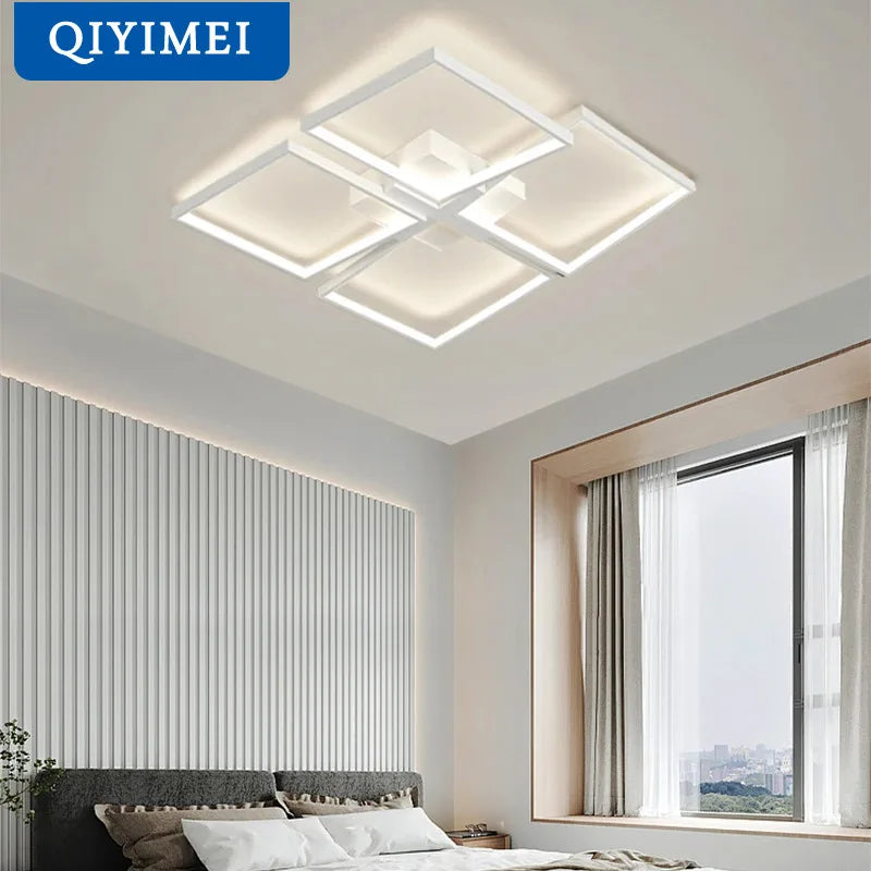 Elegant, lys LED-lysekrone