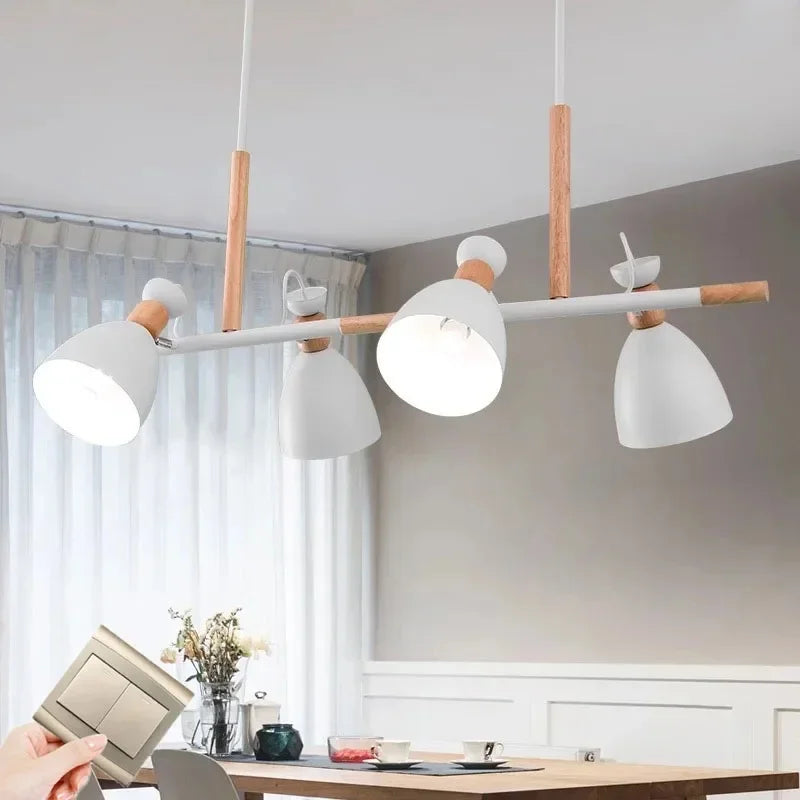 Elegant, moderne nordisk lysekrone