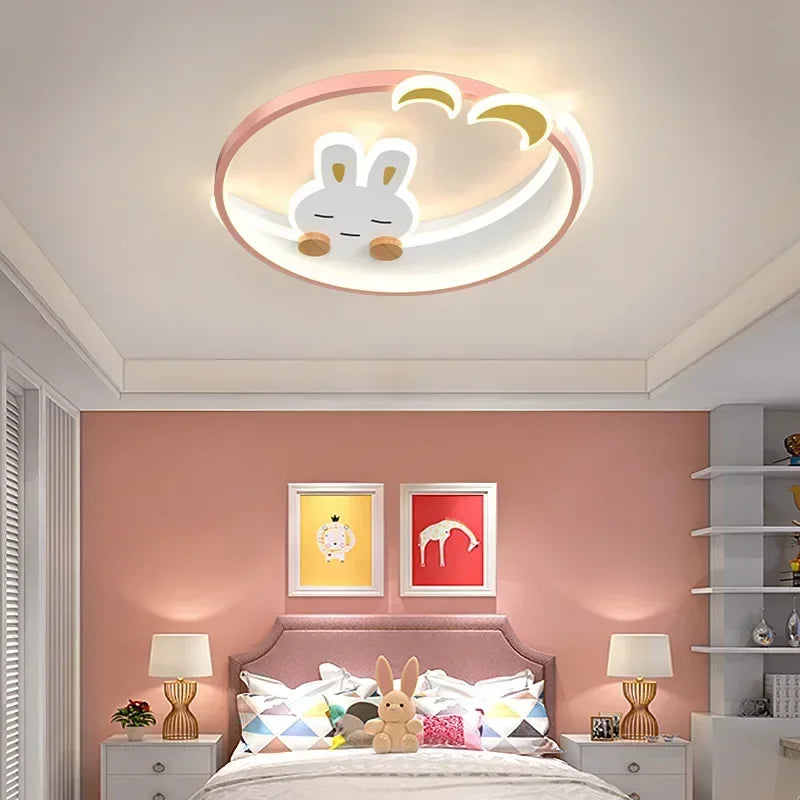 Babylampe i lyserød eller grøn