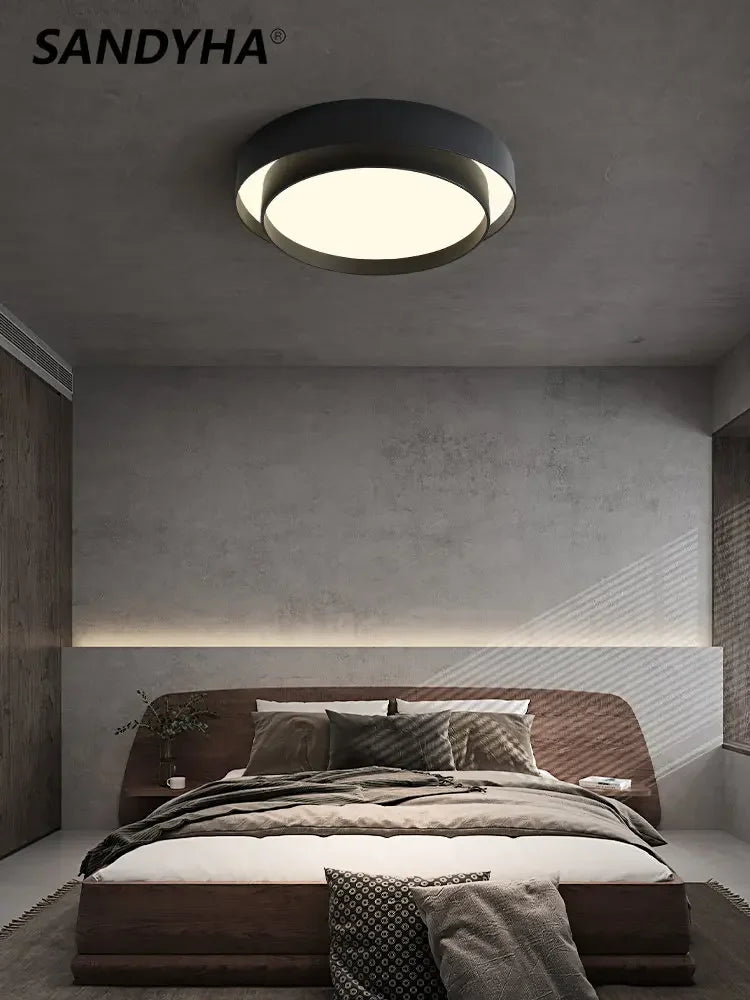 Nordisk design moderne lysekrone med LED-belysning 2024