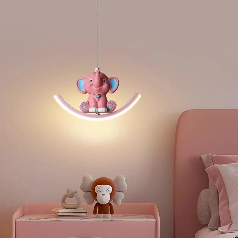 Søde lamper med dyremotiver, natlamper til børn, moderne indretning