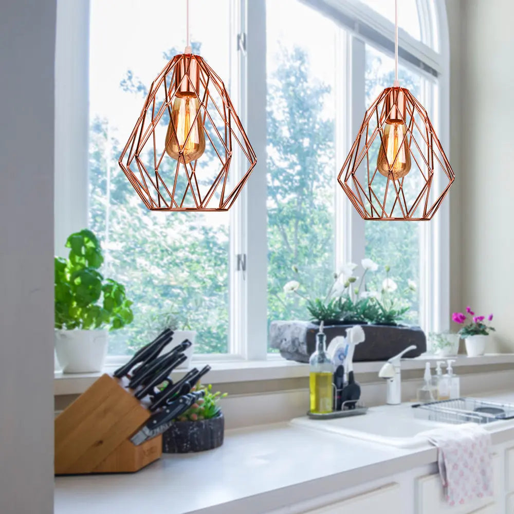 Vintage elegant industriel pendellampe