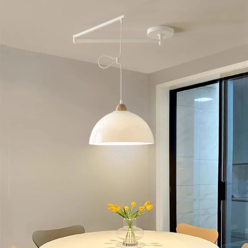 Elegant teleskoplysekrone i moderne design
