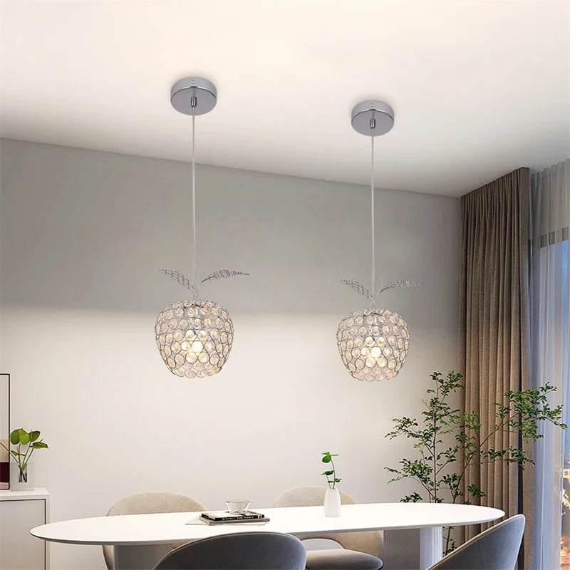 Elegant moderne krystallysekrone