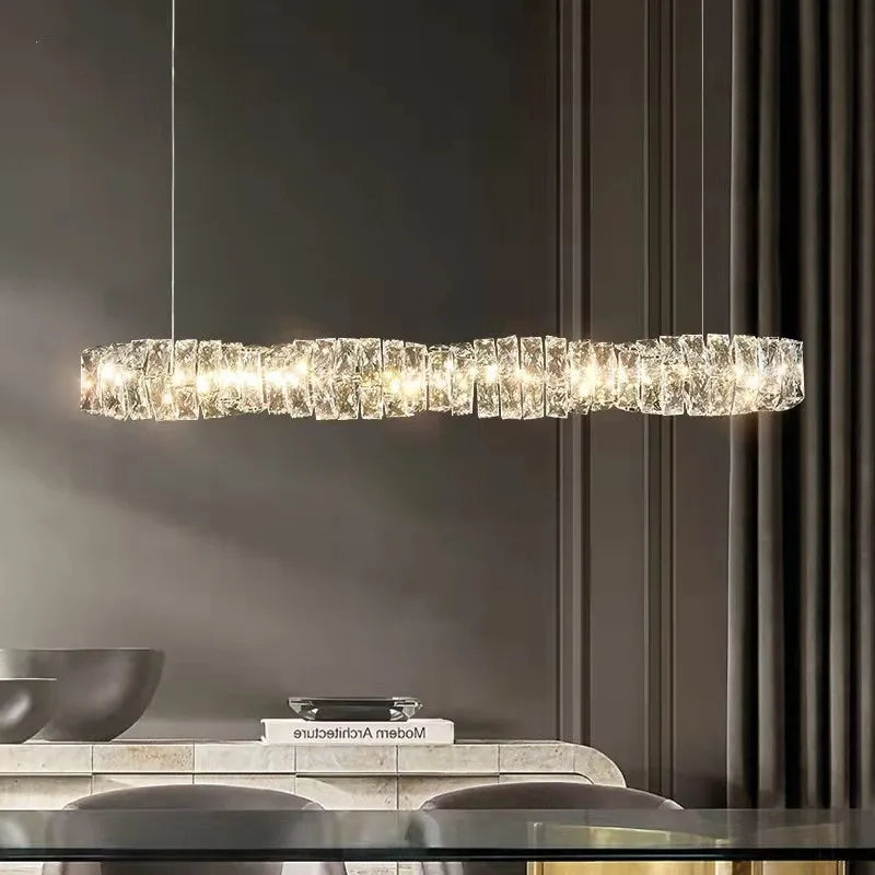 Luksus K9 krystal LED-pendellampe