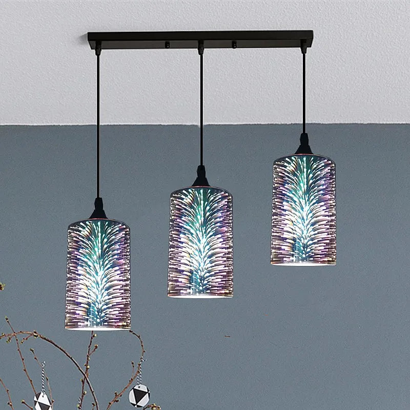 Nordisk moderne 3D LED loftslampe