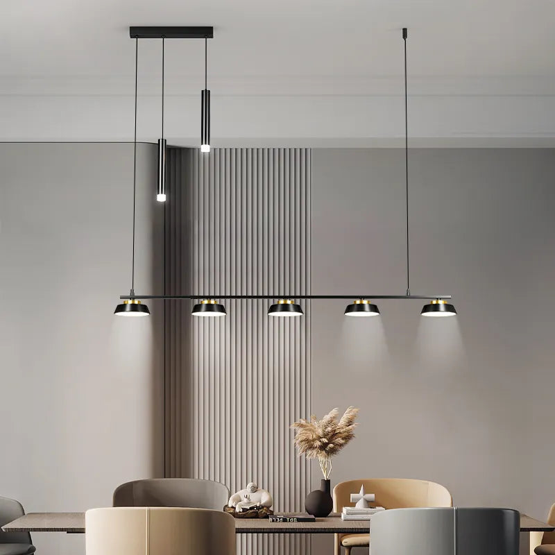 Moderne LED-lysekrone til stue